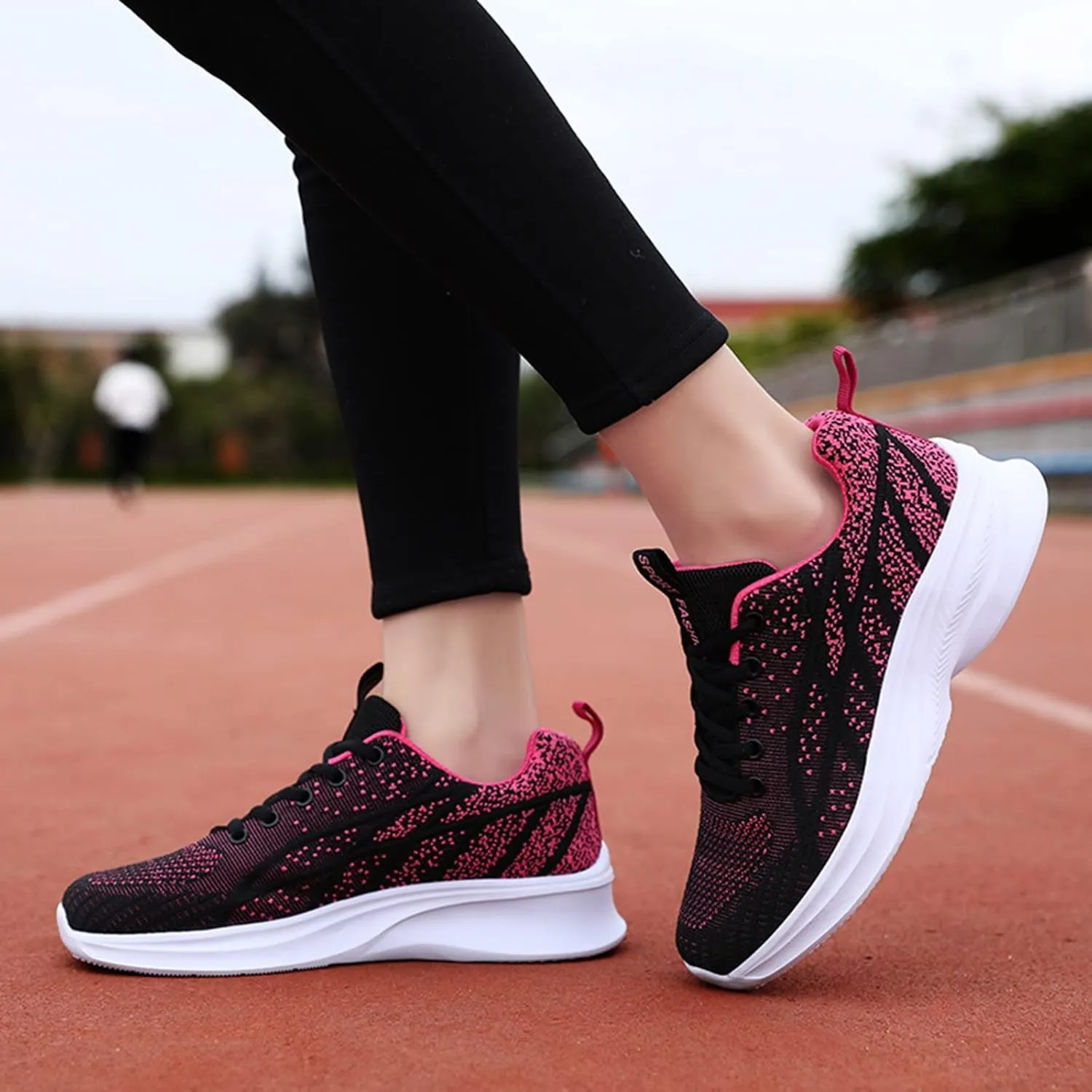 2007 Fashion Sneakers for Women, Orthopedic Casual Sneakers Walking Shoes Tennis Shoes with Arch Support for Hiking Outdoor Sports