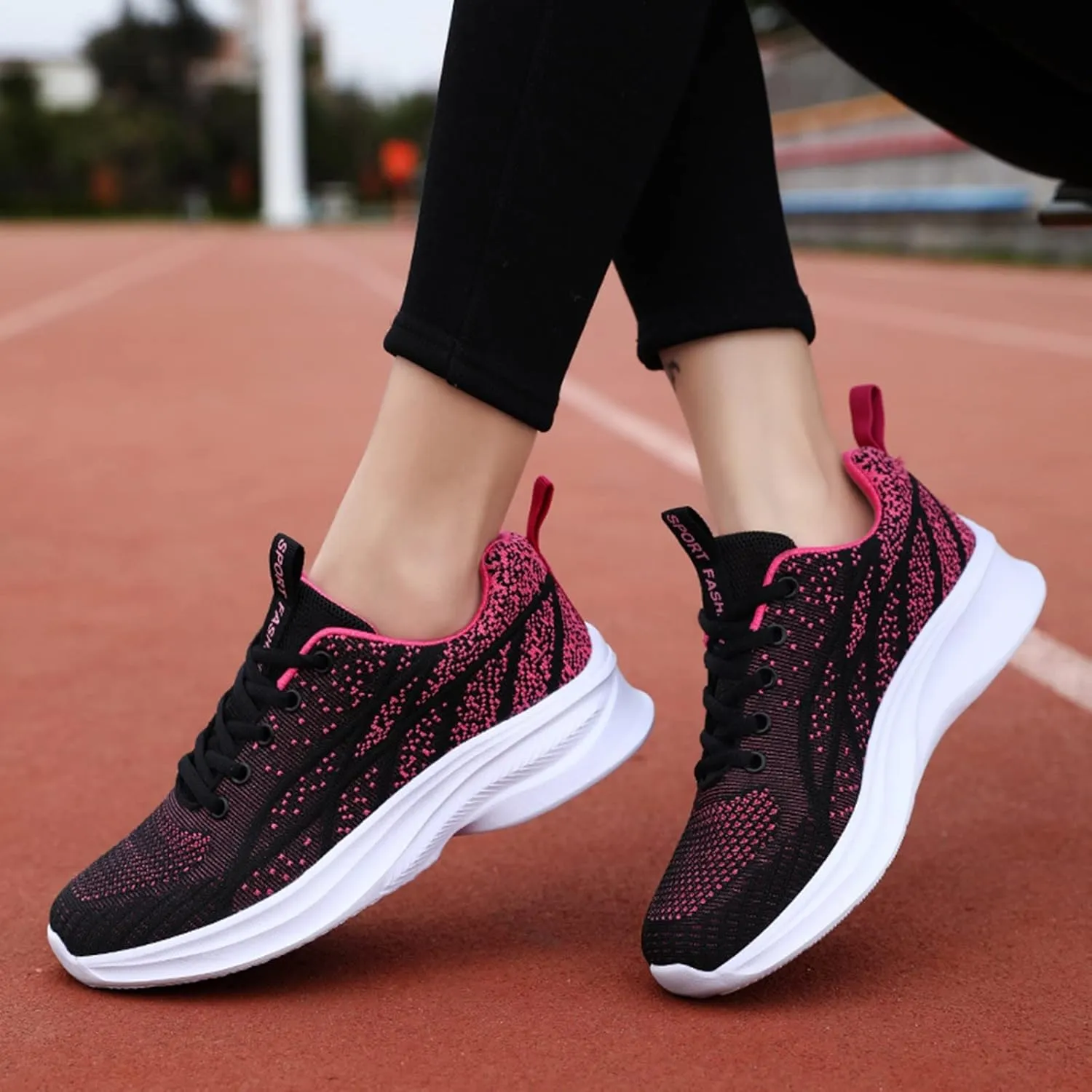 2007 Fashion Sneakers for Women, Orthopedic Casual Sneakers Walking Shoes Tennis Shoes with Arch Support for Hiking Outdoor Sports