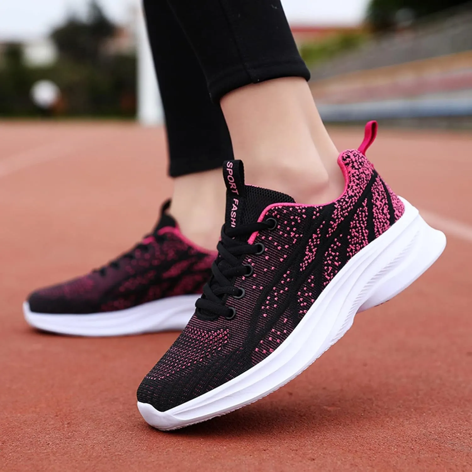 2007 Fashion Sneakers for Women, Orthopedic Casual Sneakers Walking Shoes Tennis Shoes with Arch Support for Hiking Outdoor Sports