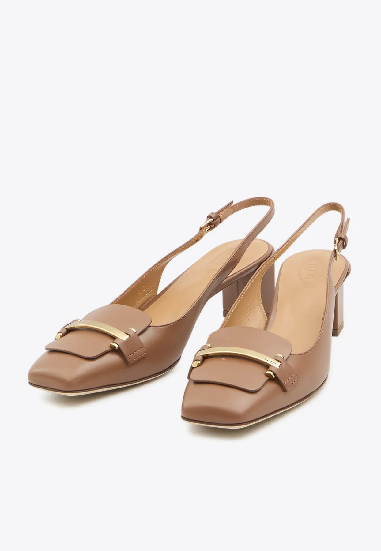 50 Leather Slingback Pumps