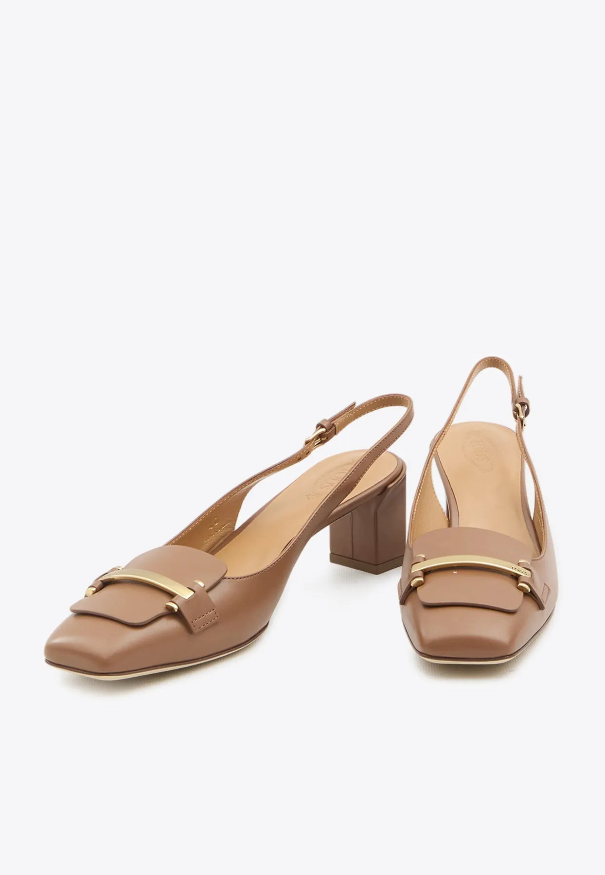 50 Leather Slingback Pumps