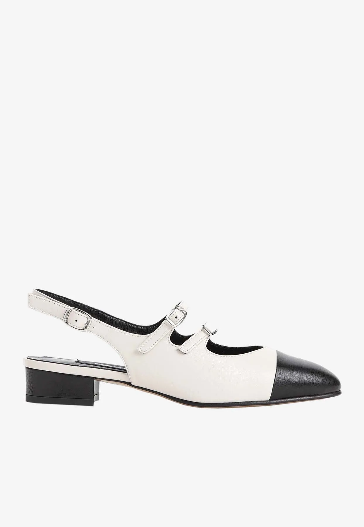 Abricot 35 Leather Slingback Pumps