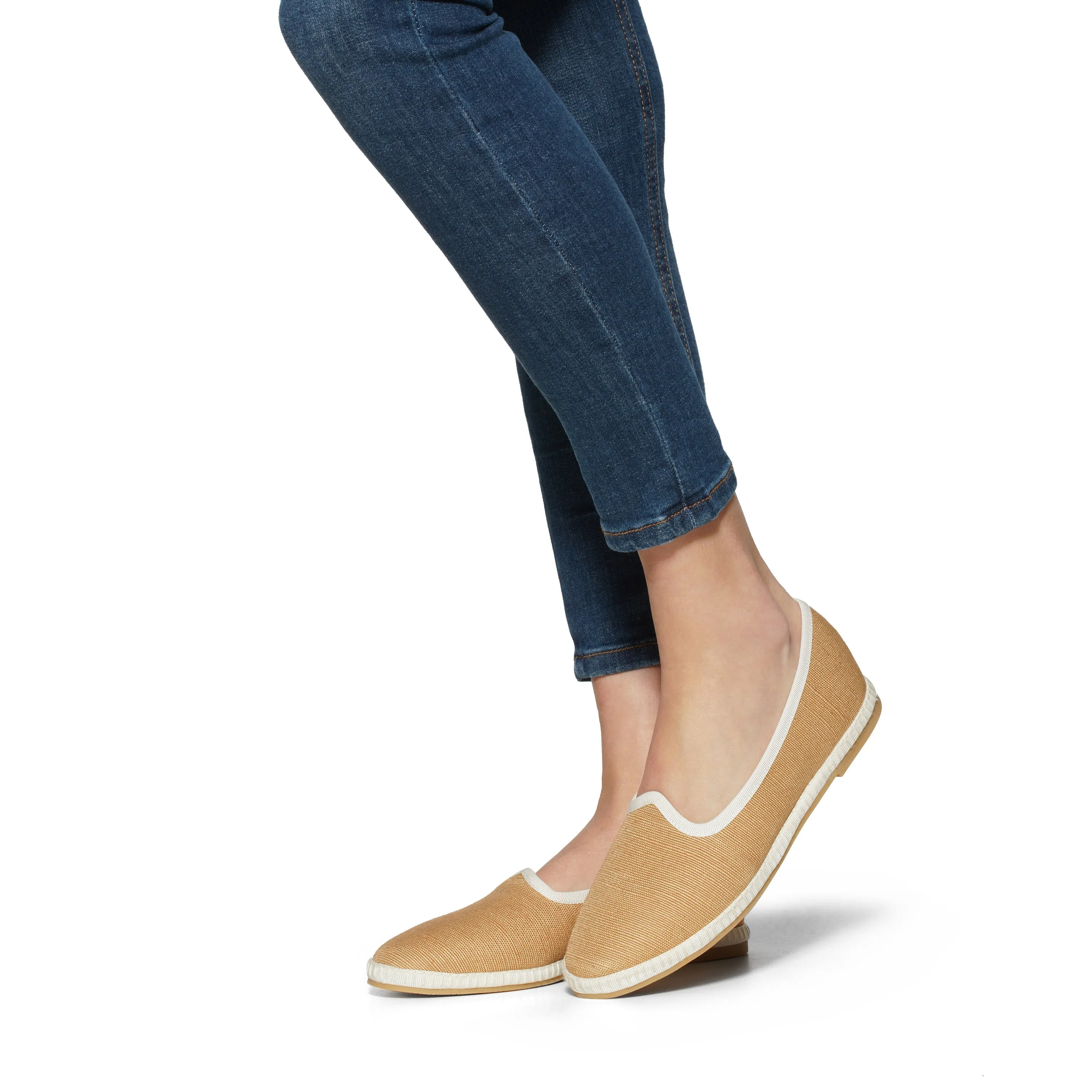 Allegra Flats Camel