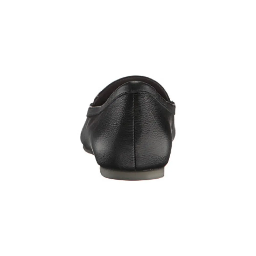 Audra Black Me Too Leather Loafer Flats