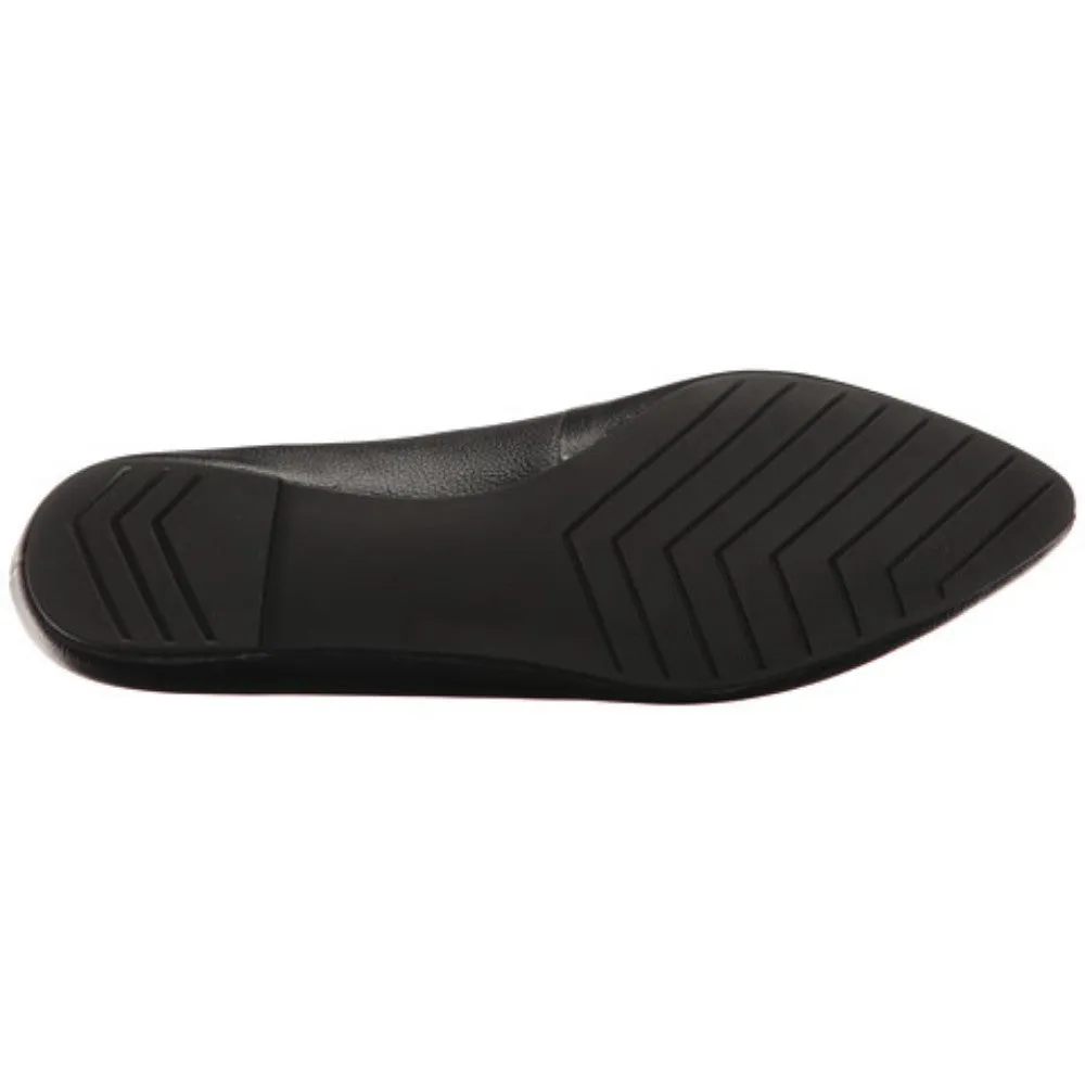 Audra Black Me Too Leather Loafer Flats