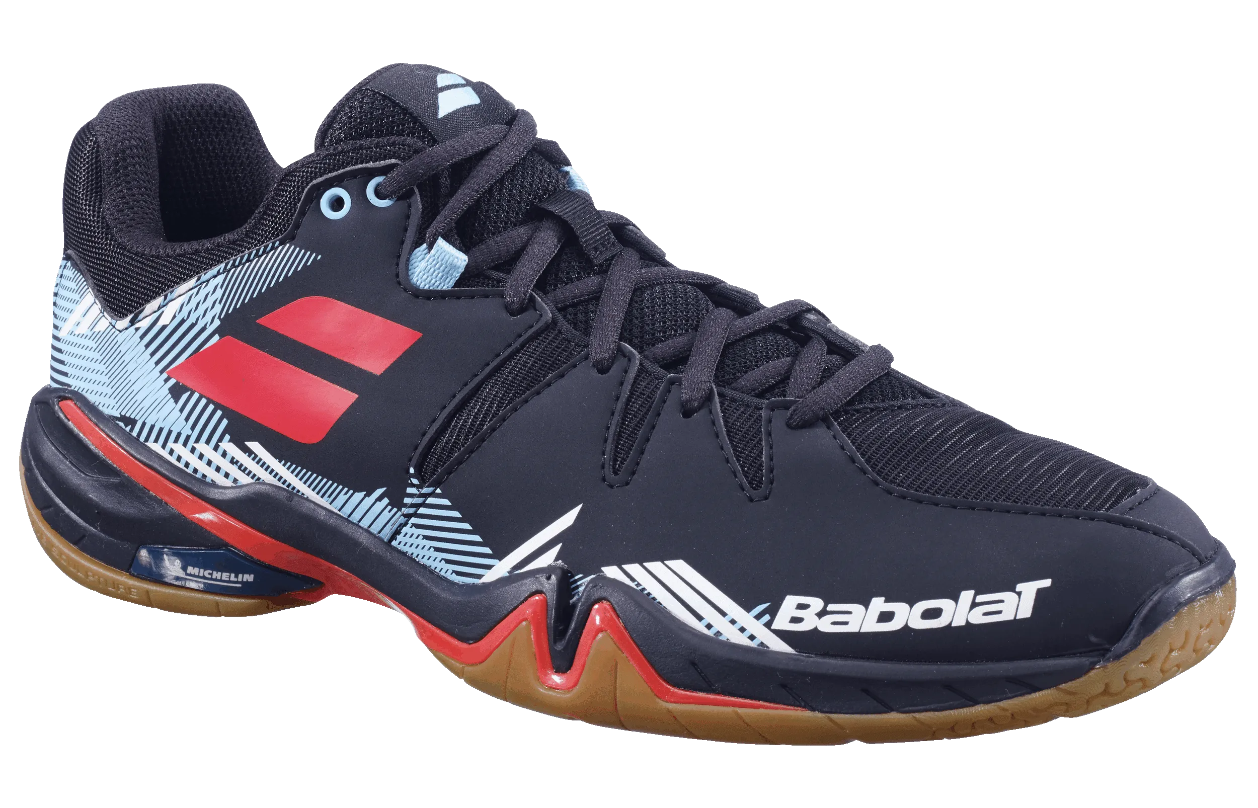 Babolat Shadow Spirit Black / Tomato Red Men's Court Shoe
