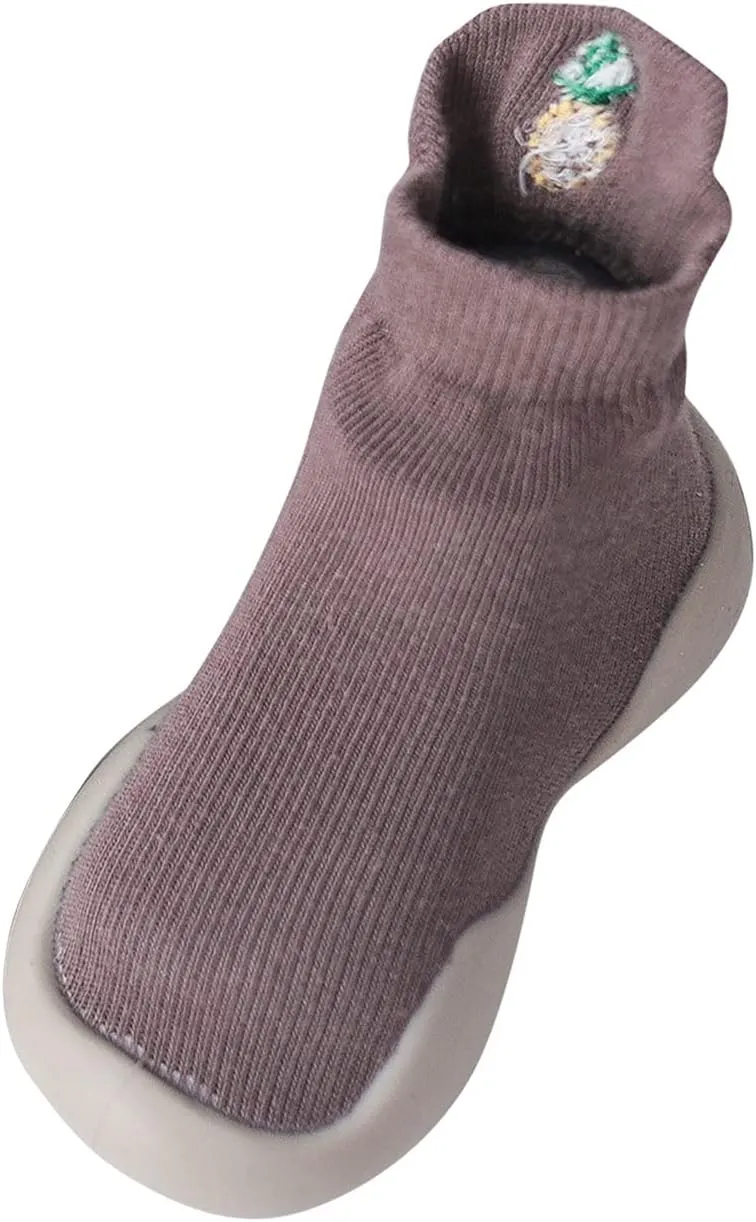 Baby Sock Shoes,Toddler Infant First Walkers Elastic Cartoon Soft Casual Socks Shoes Indoor Baby Shoes