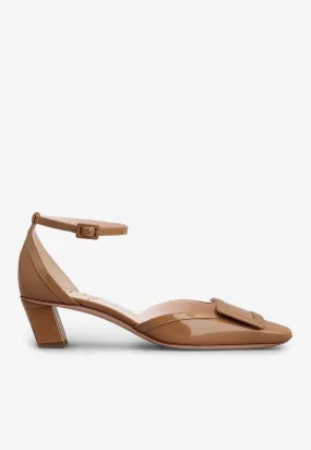 Belle Vivier 45 Lacquered Buckle Pumps in Patent Leather