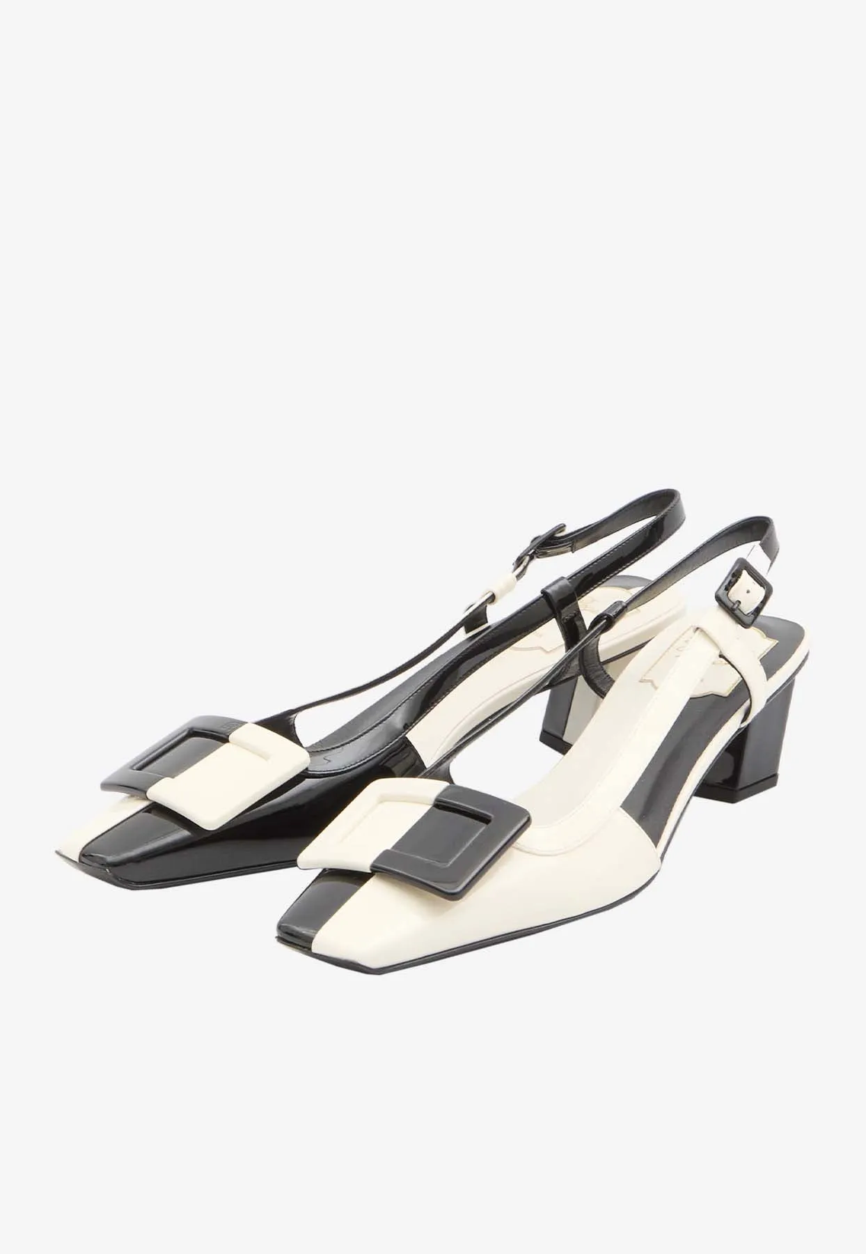 Belle Vivier 45 Optical Slingback Pumps