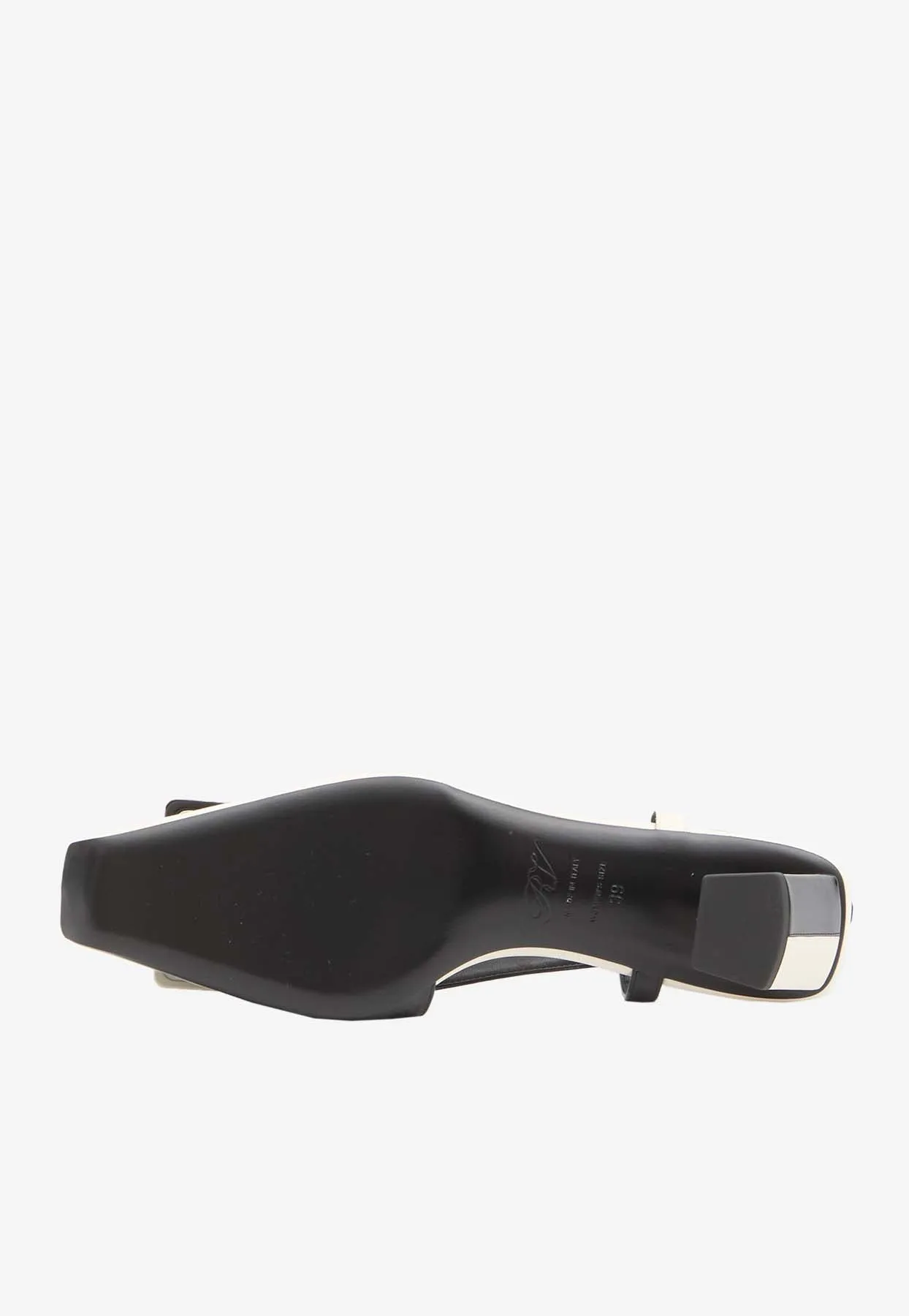 Belle Vivier 45 Optical Slingback Pumps