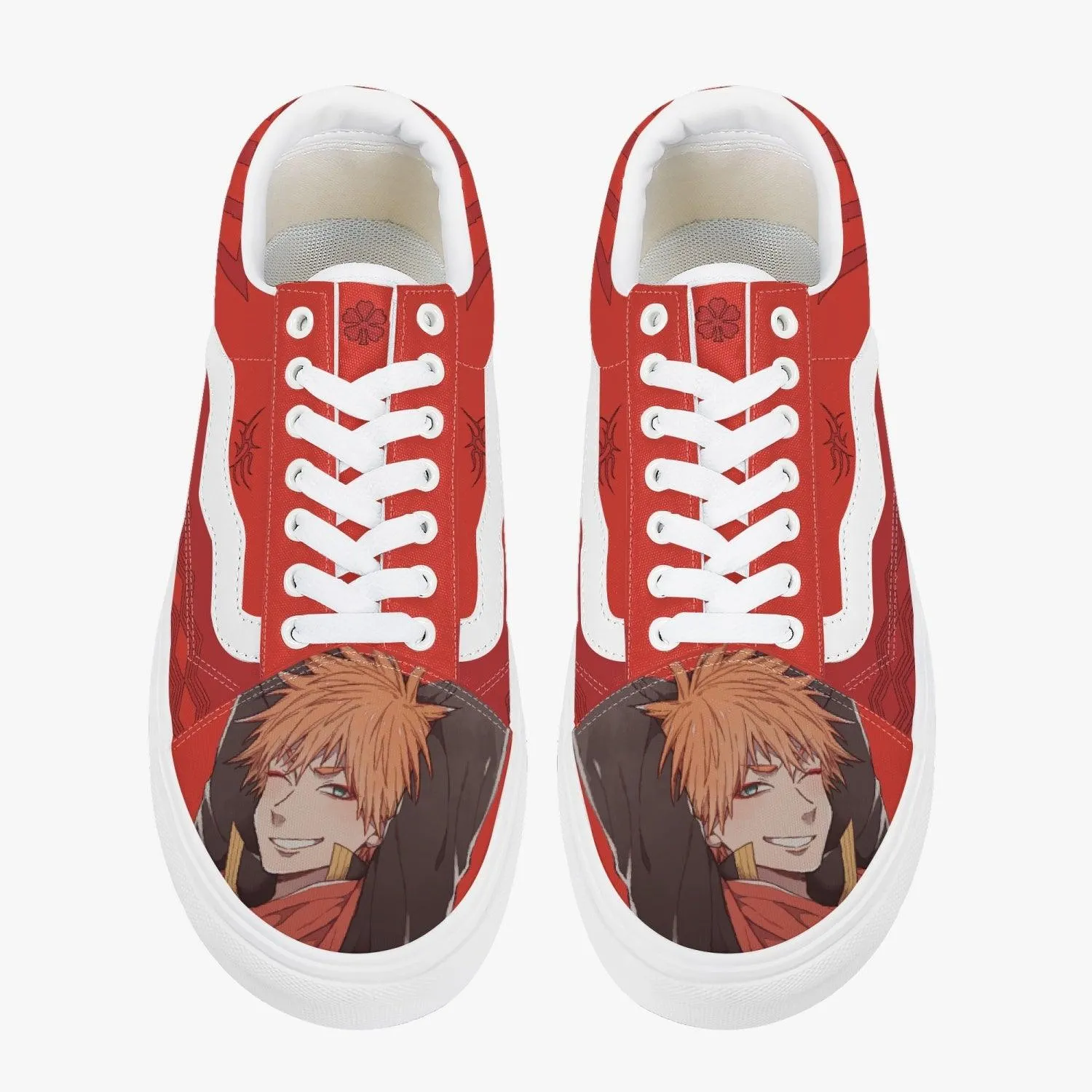Black Clover Leopold Vermillion V-OK Anime Shoes