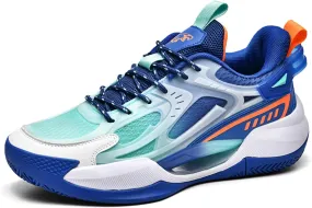 Boys and Girls Premium Basketball and Night - Running Shoes with Glow - in - The - Dark Uppers, Breathable Indoor & Outdoor Athletic Fashion Sneakers
