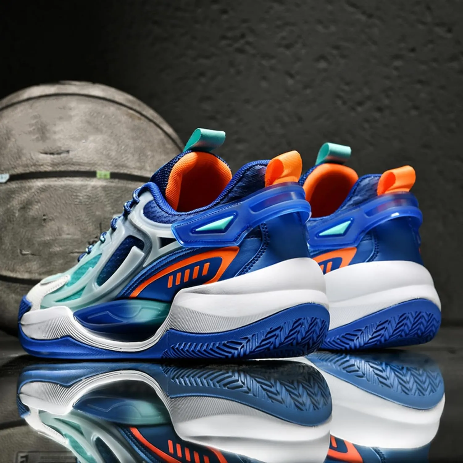 Boys and Girls Premium Basketball and Night - Running Shoes with Glow - in - The - Dark Uppers, Breathable Indoor & Outdoor Athletic Fashion Sneakers
