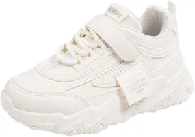 Boys Sneakers 3-13 Years Children Boys Girls Fashion Sneaker Thick Sole Non Slip Lace Up Sports Shoes Beach Shoes