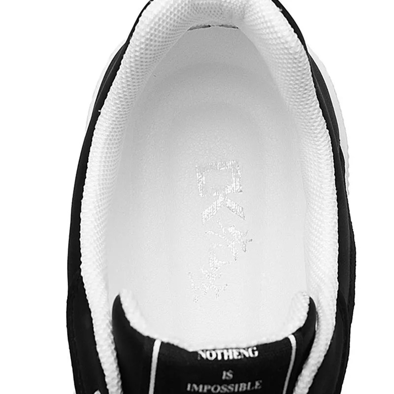 Casual Lace-up Sneakers Men Fashion Breathable Plaid Flats Shoes