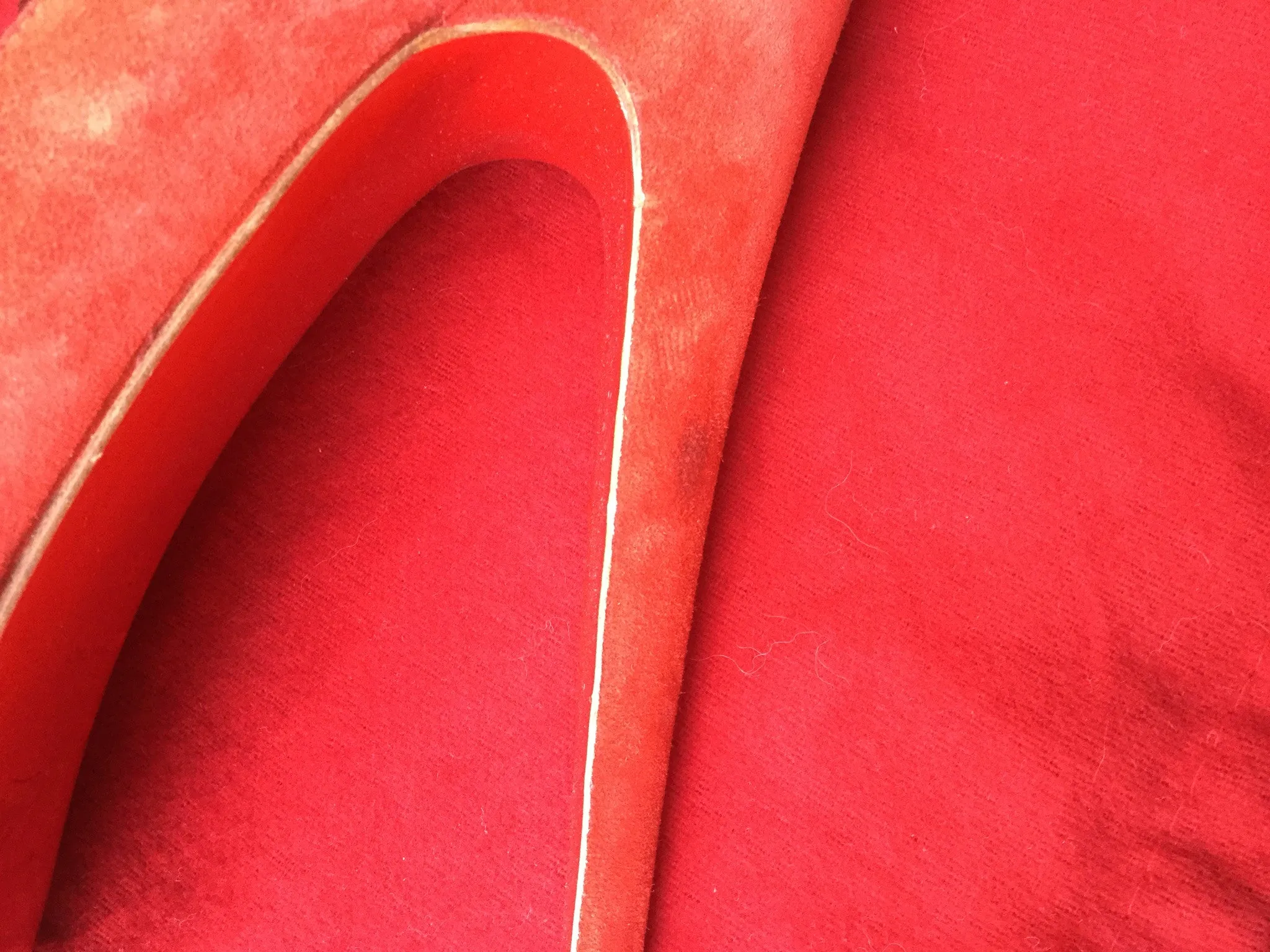 Christian Louboutin Highness 160  pumps shoes  £635 SUEDE RED  & Pony Fur LEOPARD SIZE 39 UK 6 US 9 SOLD OUT Ladies