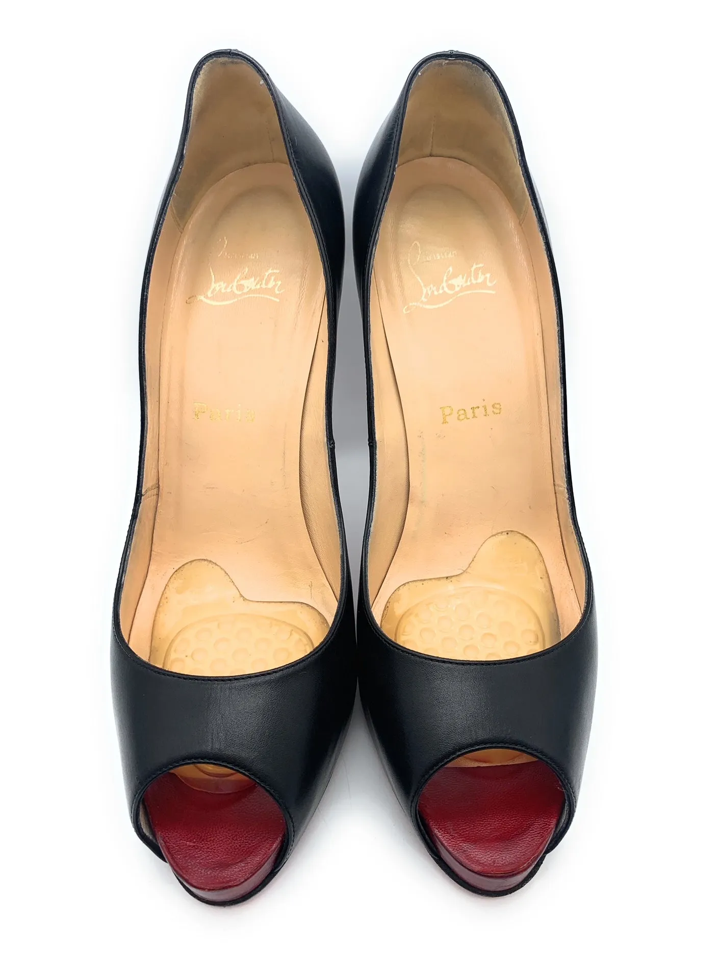 Christian Louboutin Very Prive 120 Peep Toe Pumps - Sz. 40