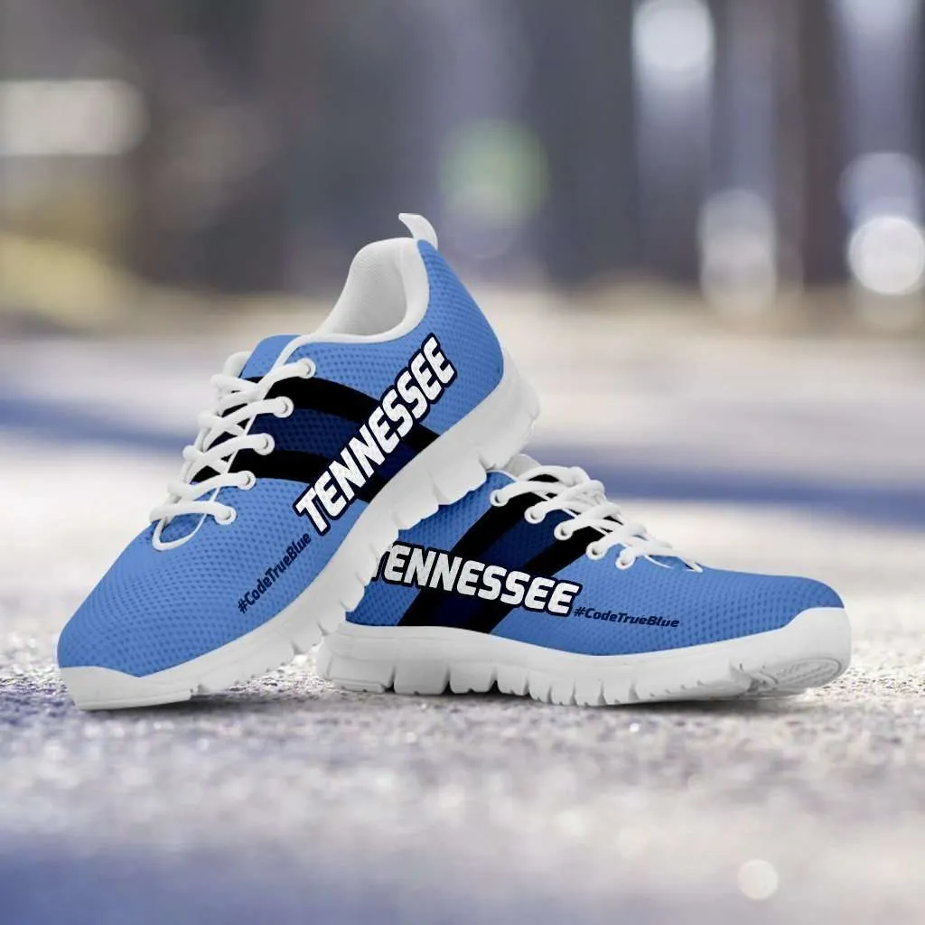 #CodeTrueBlue Tennessee Fan Mesh Fabric Running Shoes