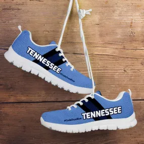#CodeTrueBlue Tennessee Fan Mesh Fabric Running Shoes