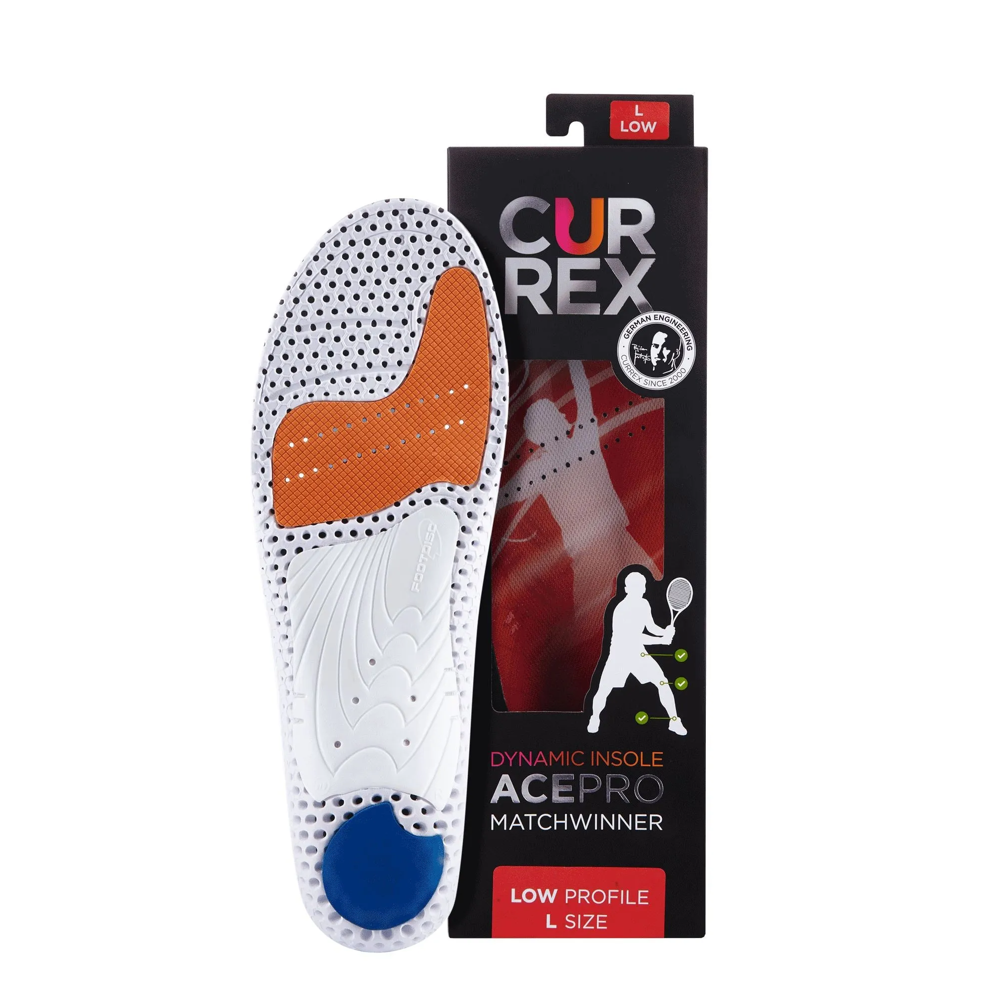 CURREX® ACEPRO™ Insoles | Dynamic Insoles for Tennis Shoes