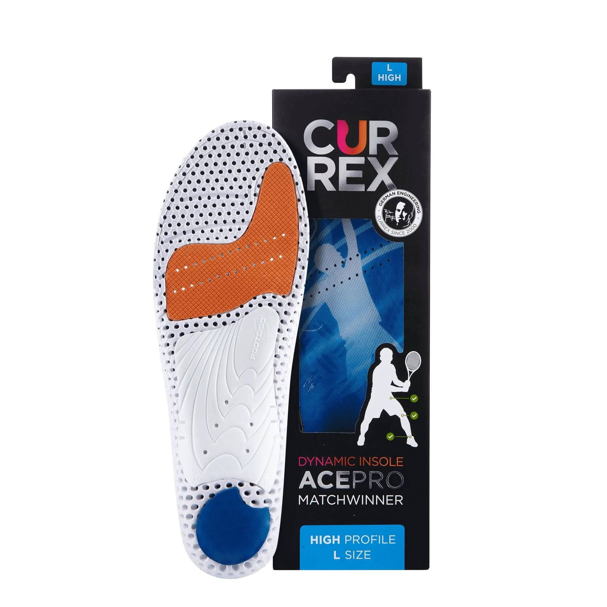 CURREX® ACEPRO™ Insoles | Dynamic Insoles for Tennis Shoes