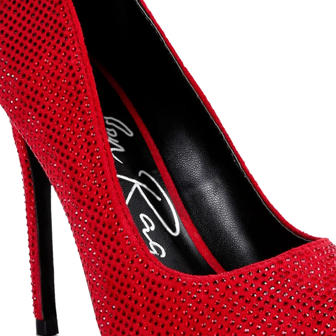 Diamante High Heeled Pumps