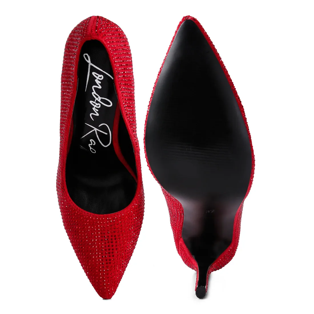 Diamante High Heeled Pumps