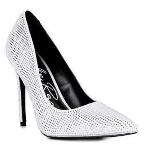 Diamante High Heeled Pumps