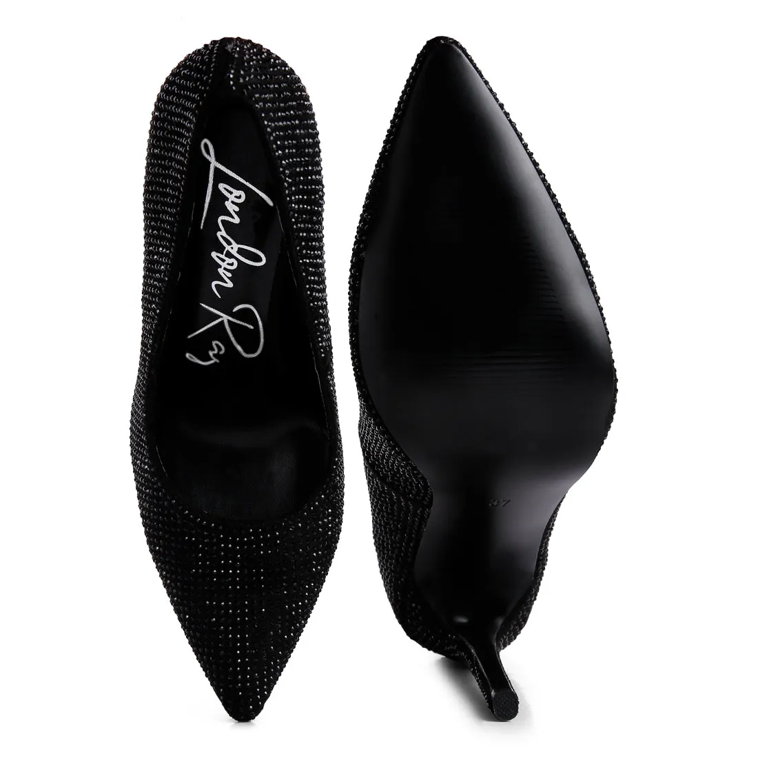 Diamante High Heeled Pumps