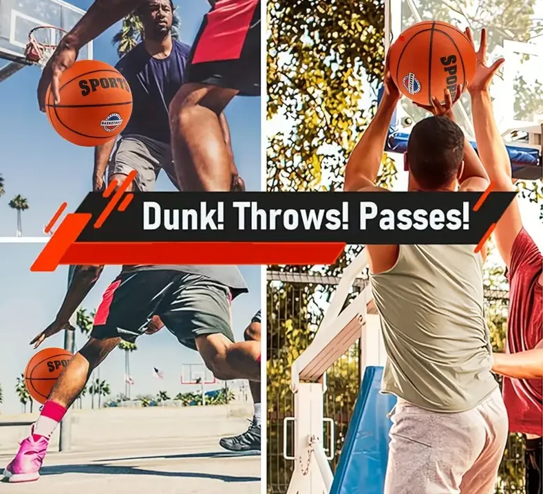 Durable Indoor And Outdoor Rubber Basketball Cha-10