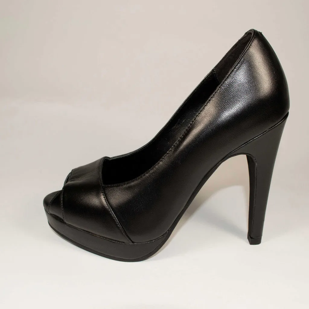 Edgy Peeptoe pumps