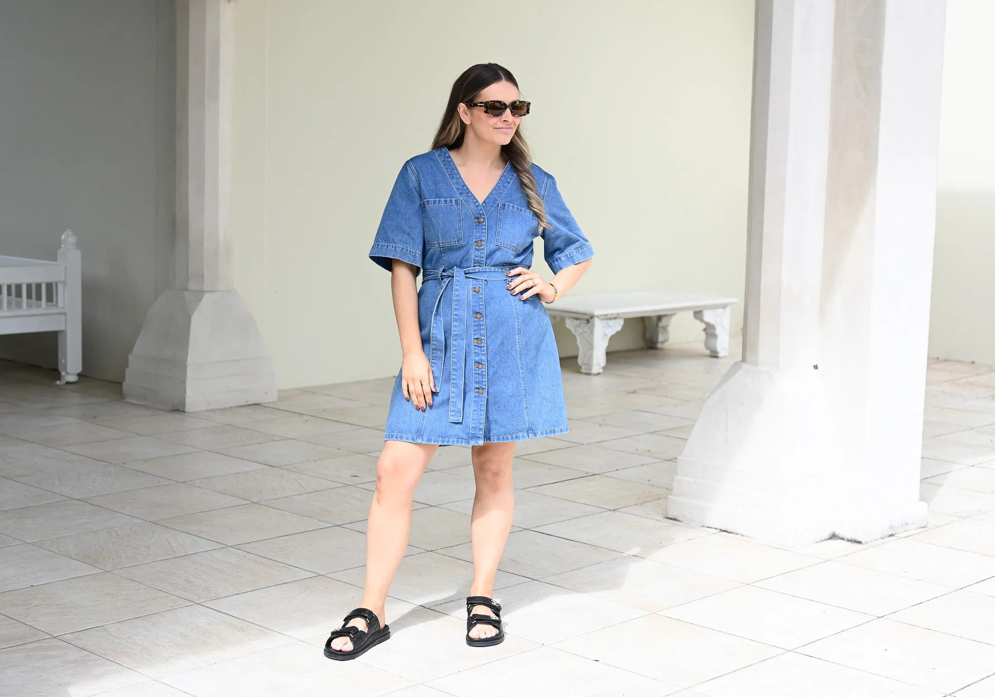 Ellie Denim Dress