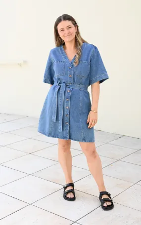 Ellie Denim Dress
