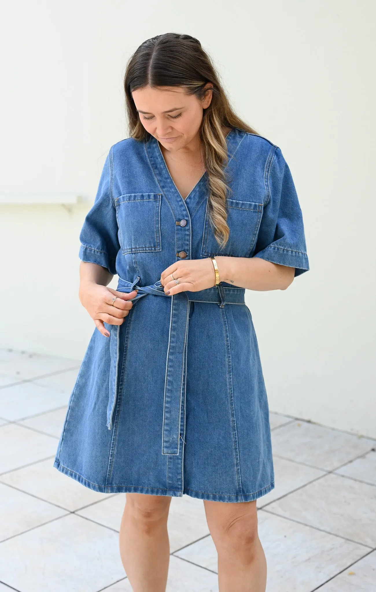 Ellie Denim Dress