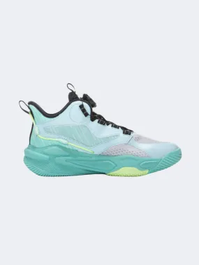 Erke Gs Boys Basketball Shoes Blue/Green/White