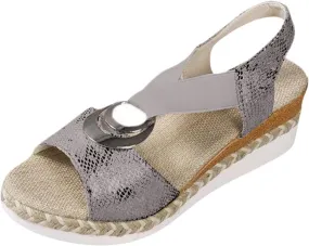 Espadrilles Wedge Sandals for Women Open Toe Platform Sandals Arch Support Orthotic Sandals Ankle Strap Wide Width Arch Support Shoes Beach Walking Sandals