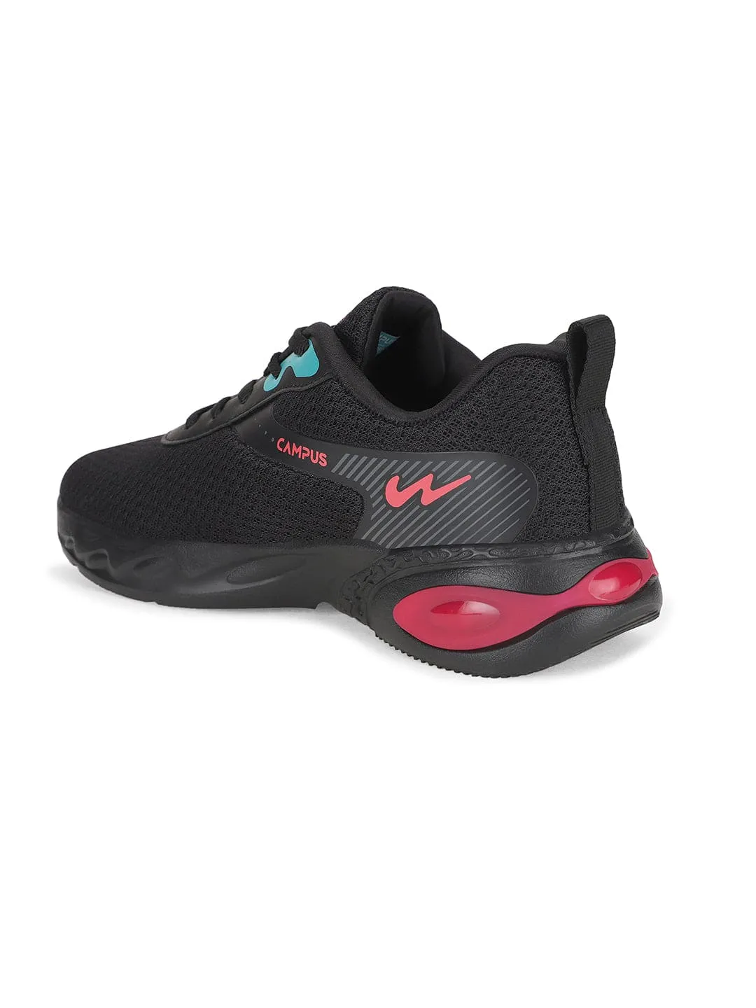 FLICKER Black Women's Sports Shoes