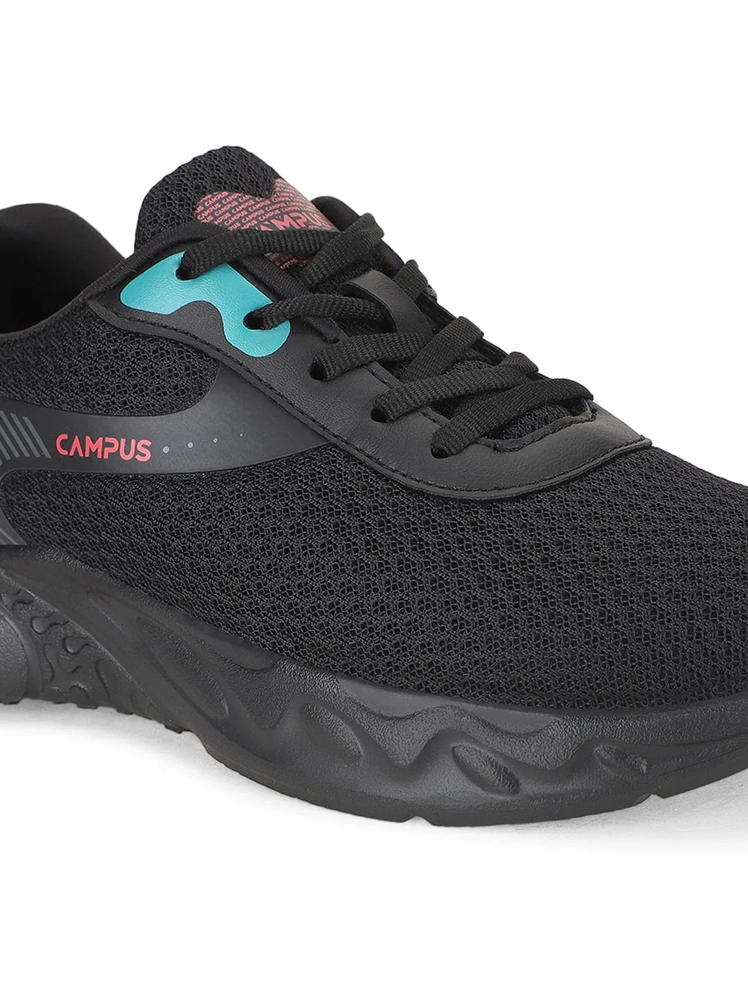 FLICKER Black Women's Sports Shoes