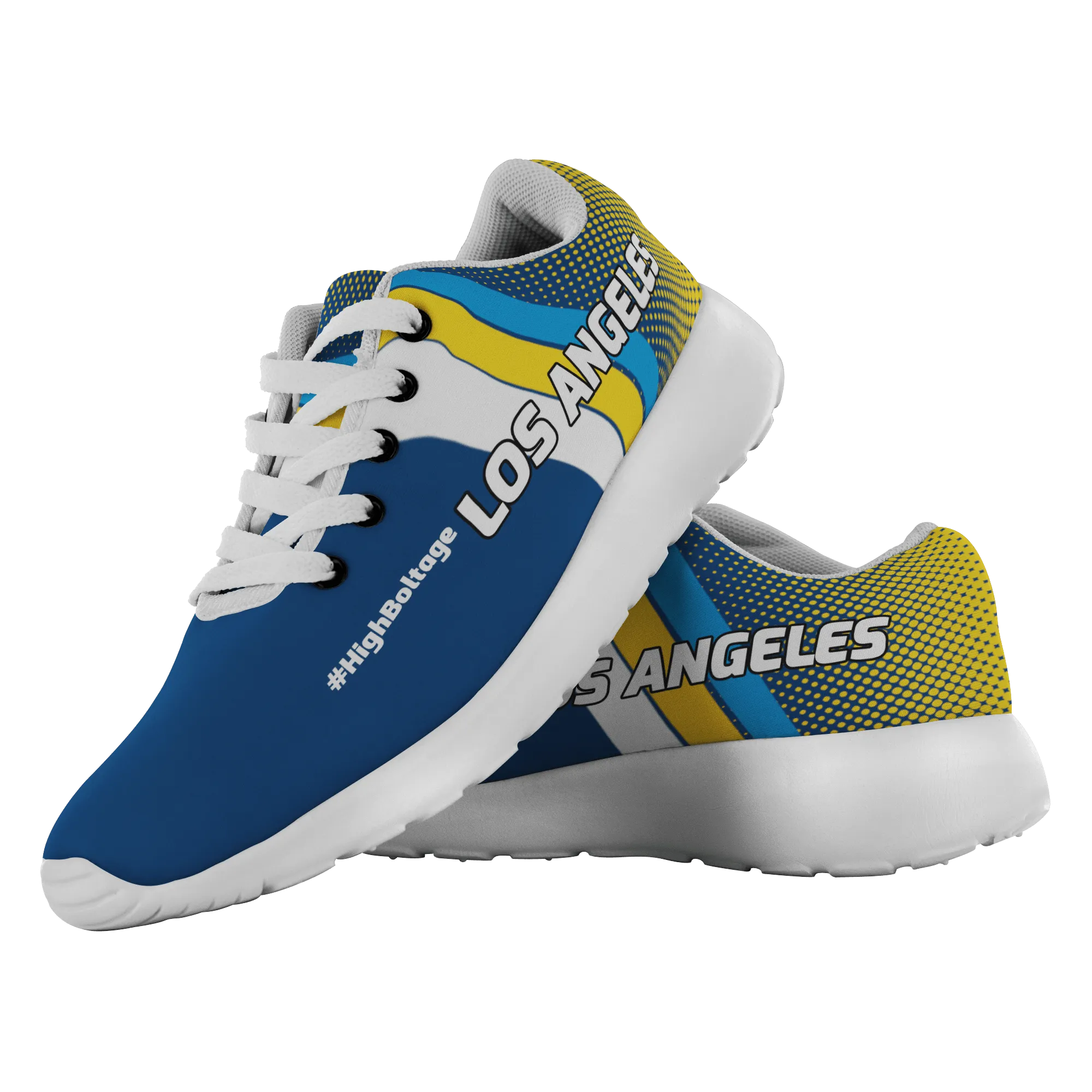 #HighBoltage Los Angeles Fan Inspired Running Shoes