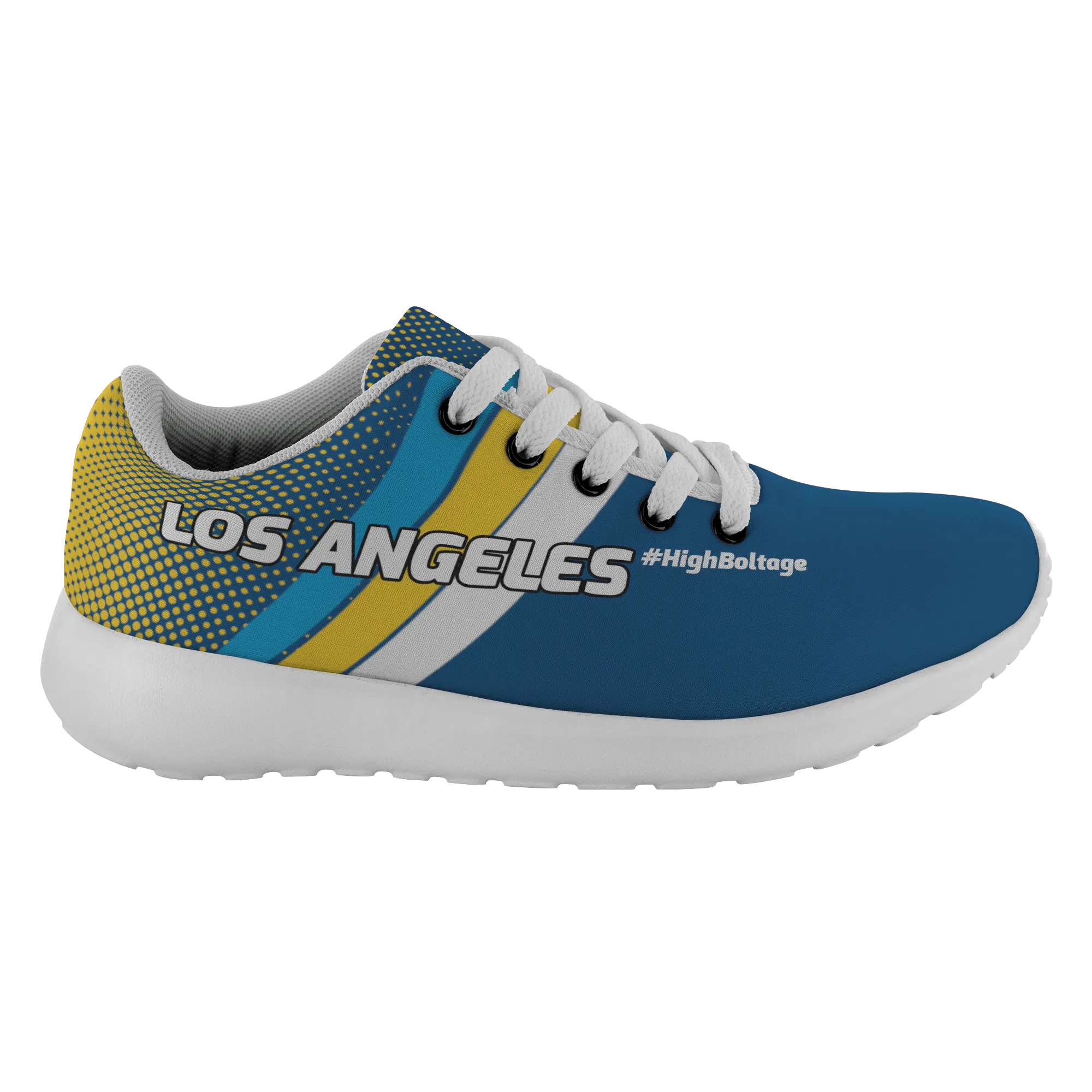 #HighBoltage Los Angeles Fan Inspired Running Shoes
