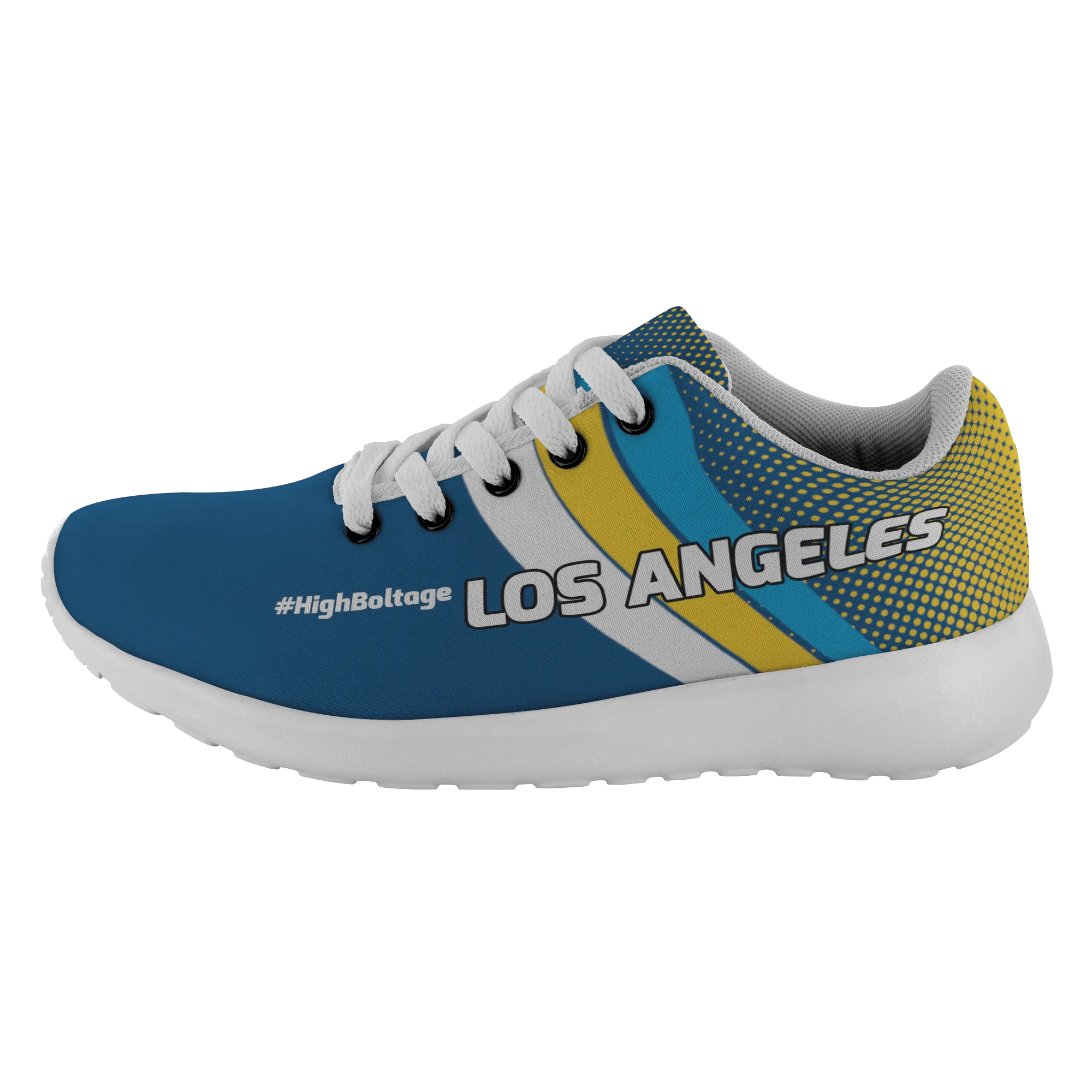#HighBoltage Los Angeles Fan Inspired Running Shoes