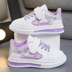 Kids Girls Love Embroidery Stylish Sports Shoes/Sneakers