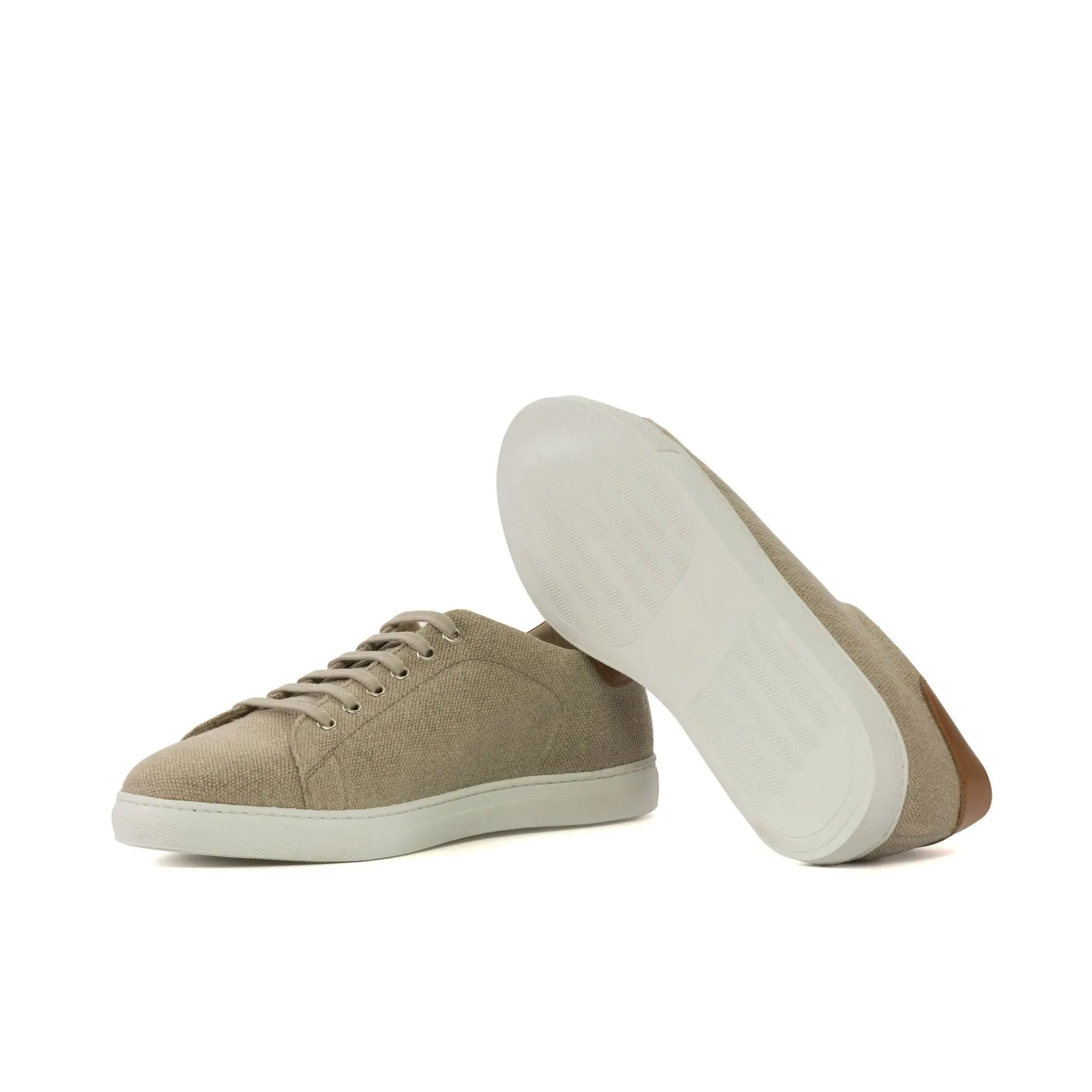 Men's Trainers Wide White 5199