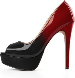 Mettesally Women's Peep Toe Platform Sandals Stiletto Heel Open Toe Pumps Party Dress Shoes Mettesally Women's Peep Toe Platform Sandals Stiletto Heel Open Toe Pumps Party Dress Shoes