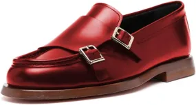 Milooey shoes Women's Round Toe Buckle Style Loafers Chunky Low Heels Slip On Dressy Daily Business Party Formal Shoes Size 4-16 US