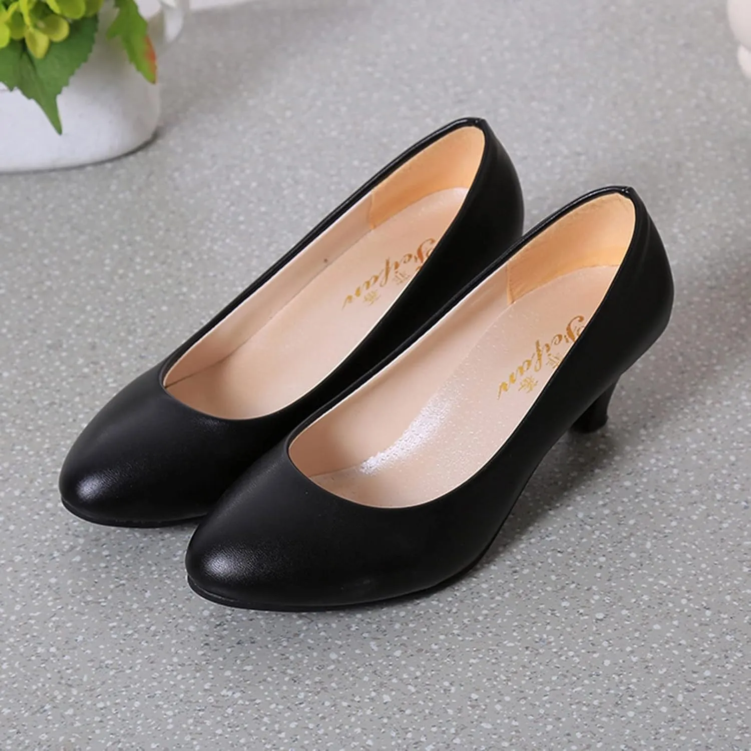 Non Slip Work Shoes Women Loafers for Women Comfortable Dressy Slip onCasual Round Head Christmas Shoes for Women Athletic Tennis Shoes Womens