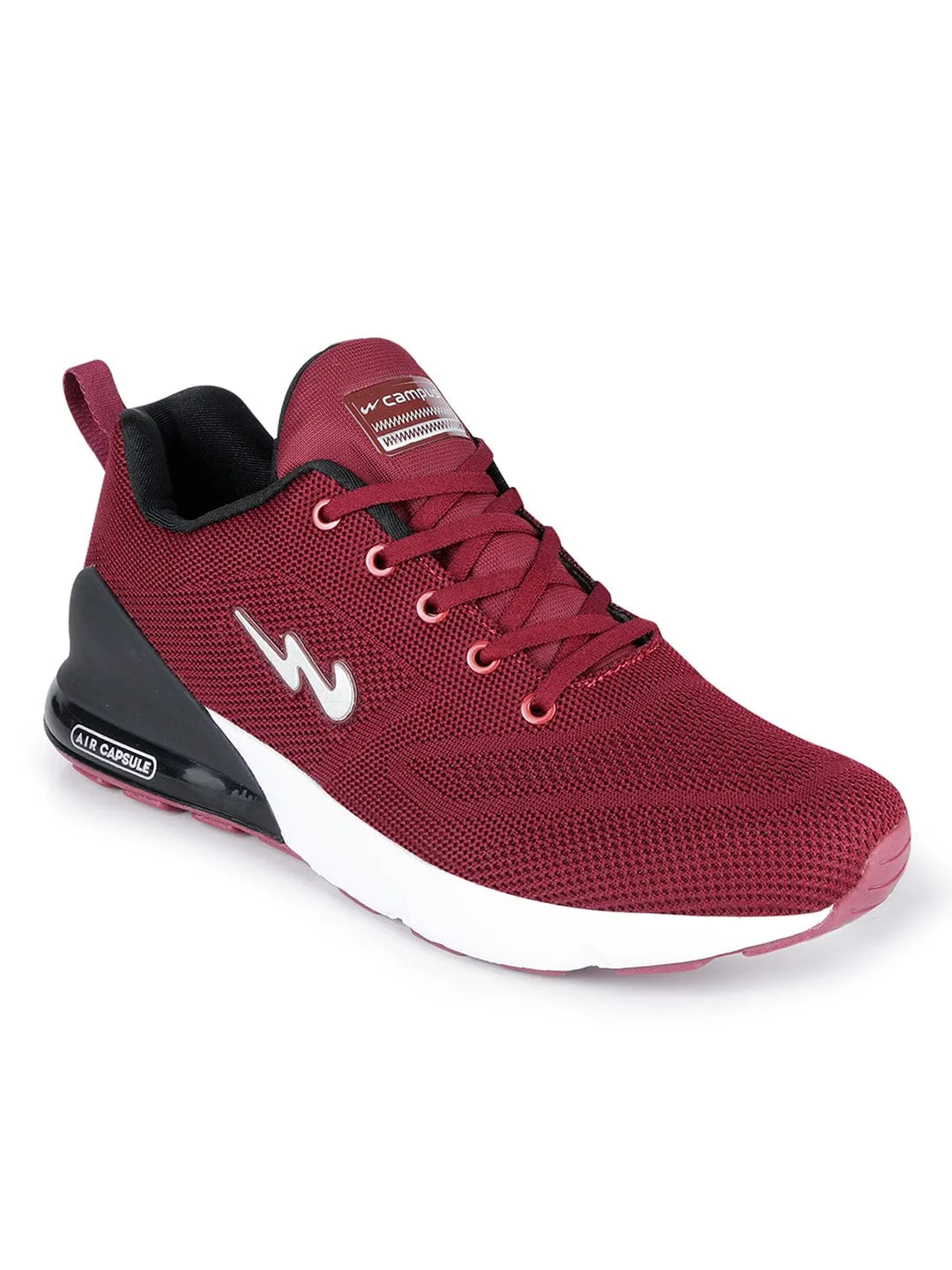 NORTH PLUS Burgundy Men's Running Shoes