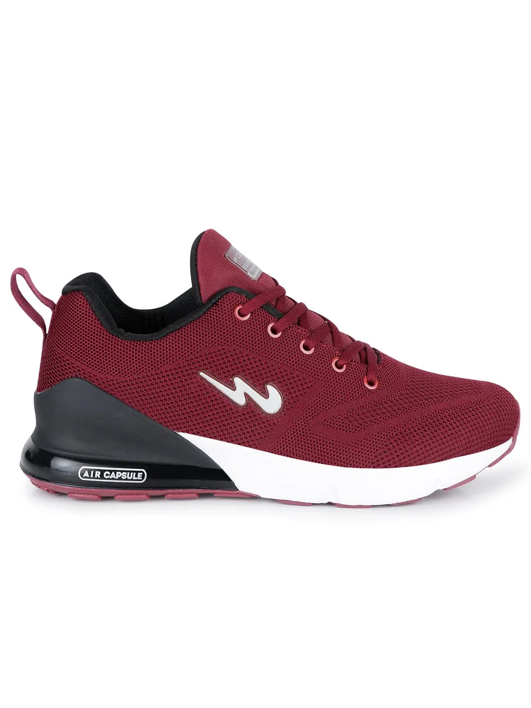 NORTH PLUS Burgundy Men's Running Shoes