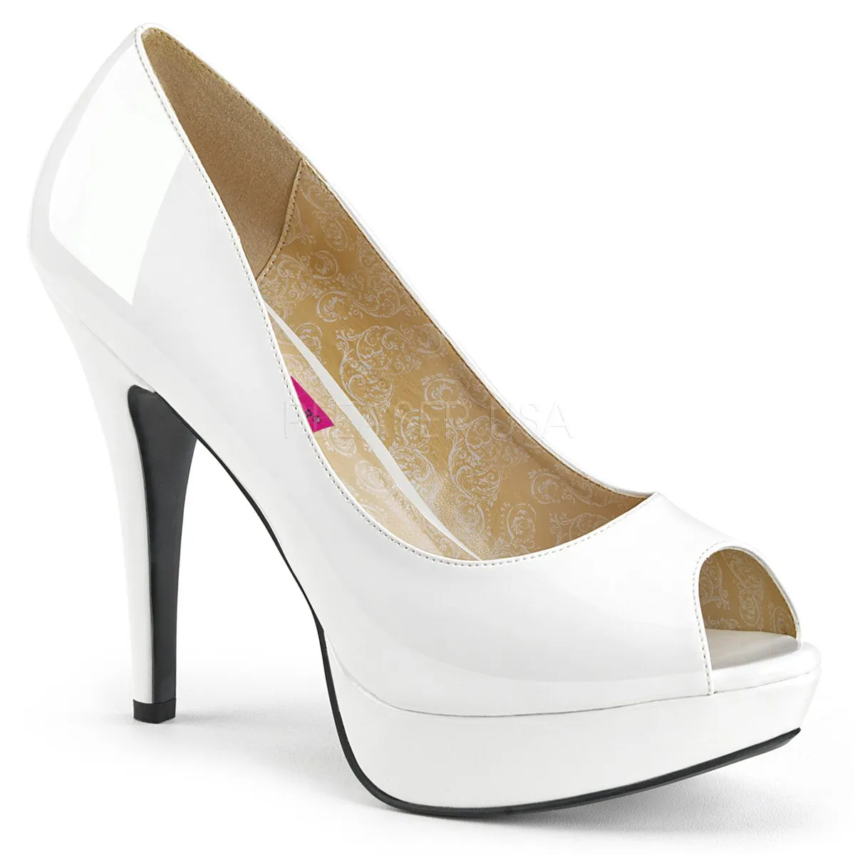 Peep Toe Pump 5-inch High Heel Shoes CHLOE-01