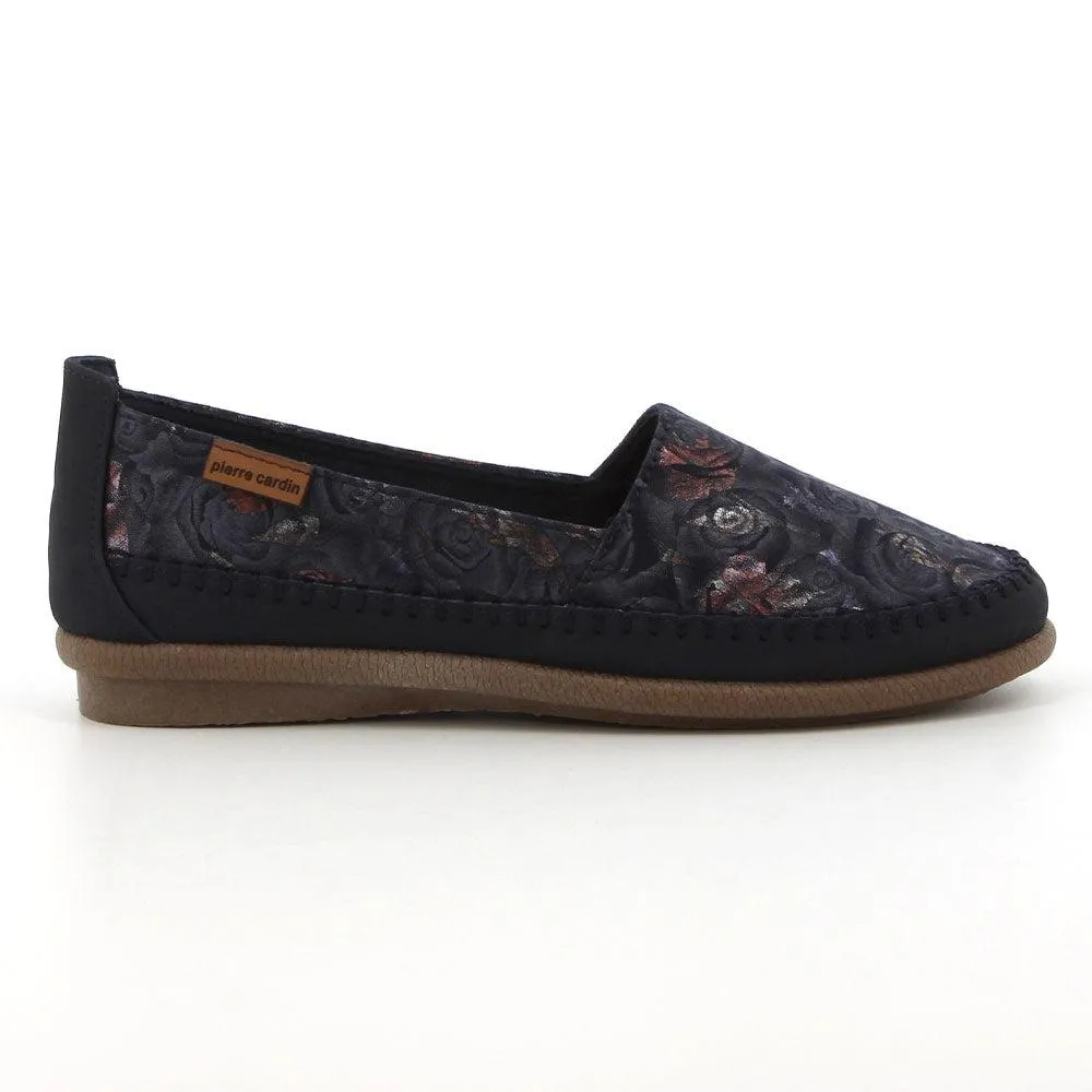 Pierre Cardin Riviera 15 Loafer - Navy Floral
